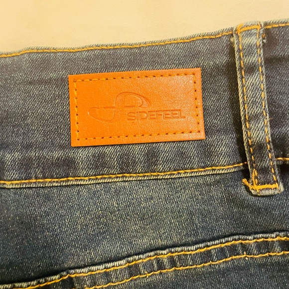 Navy Flare Women's Jeans - Picture 8 of 8